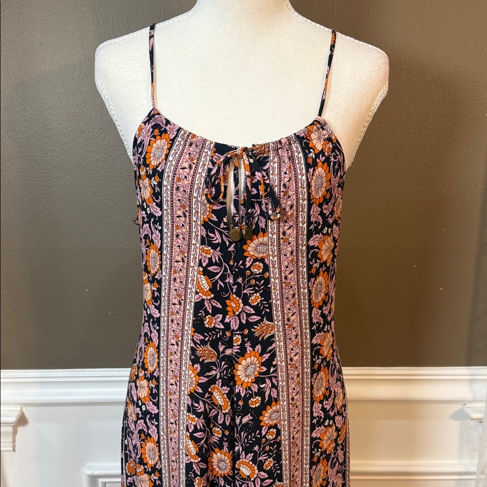 Arnhem Primrose Floral Open Back Jumpsuit AU 16‎ US 12 Boho Wide Leg - Picture 7 of 13
